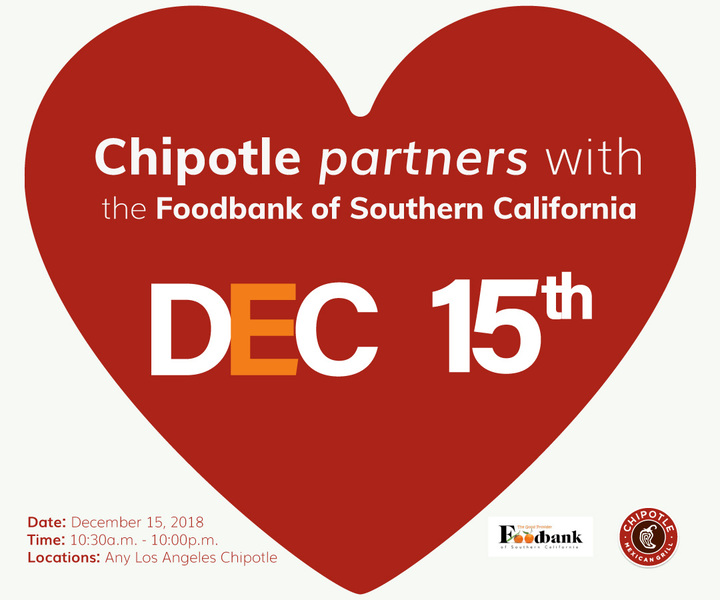 Chipotle partners with the Foodbank of Southern California